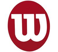Wilson Logo Stencil for Unisex Tennis Racquets - Adult, Red, One Size