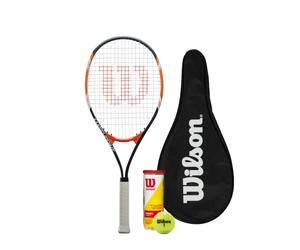 Wilson Matchpoint XL Tennis Racket, Full Cover & 3 Championship Balls