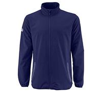 Wilson Men M Team Woven Jacket - Blue Depths/White, X-Large