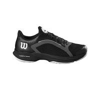 Wilson Men's Hurakn 2.0 Padel Sneakers, Black/White/Ebony, 12 UK