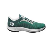 Wilson Men's Hurakn Pro Padel Shoes, Evergreen/White/Black, 9 UK