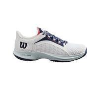 Wilson Men's Hurakn Pro Padel Sneakers, White/Cooling Spray, 9 UK