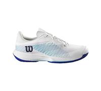 Wilson Men's KAOS Swift 1.5 Clay Sneaker, White/Blue Atoll/Lapis Blue, 11.5 UK