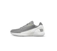Wilson Men's Men's Rush Pro 5 Clay Tennis Shoes, Titanium/Snow White/Black, 7
