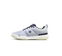 Wilson Mens Pickle Pro Pickleball Shoe, Gray Dawn/Black/Tender Yellow, 10.5