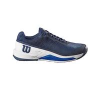 Wilson Men's Rush Pro 4.0 Clay Tennis Shoes, Navy Blazer/White/Lapis Blue, 7.5 UK