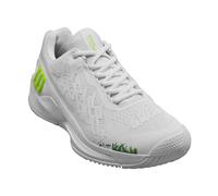 WILSON Men's Rush Pro 4.0 Hope London Edition Sneaker, White/Green, 10.5 UK
