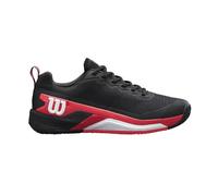 Wilson Men's Rush PRO 4.5 Clay Tennis Shoe, Black/Infrared/White, 6.5 UK