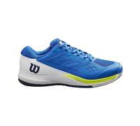 Wilson Men's Rush Pro Ace Sneaker, Lapis Blue/White/Safety Yellow, 6 UK