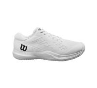 Wilson Men's Rush Pro Ace Tennis Shoes, White/White/Black, 10.5 UK