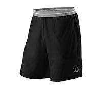 Wilson Men's Shorts, Power 8 Short, Polyester/Spandex, Black, Size XL, WRA789304XL