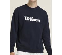 Wilson Mens Tennis Parkside Crew Neck Sweatshirt, Navy, Size L, Men Navy