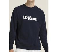 Wilson Mens Tennis Parkside Crew Neck Sweatshirt, Navy, Size M, Men Navy