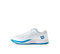 Wilson Mens Tennis Rush Pro Ace Shoes - White/Blue, White, Size 7, Men White