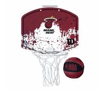 Wilson Nba Miami Heat Mini Basketball Mini Basketball Hoop Red