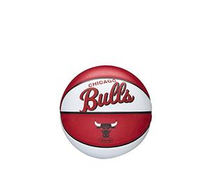 Wilson Mini-Basketball, Team Retro Model, CHICAGO BULLS, Outdoor, Rubber, Size: MINI