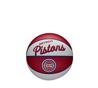 Wilson Mini-Basketball, Team Retro Model, DETROIT PISTONS, Outdoor, Rubber, Size: MINI