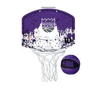 WILSON sacramento kings NBA mini team hoop set [purple/white]