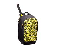 Wilson Minions Tour Tennis Backpack, Up to 2 Rackets, Yellow/Black, WR8013801001