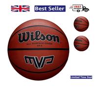 Wilson MVP Series Basketball - Official Size with Superior Grip & Durability