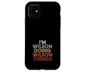 Wilson Name Wilson Personalized Name First Given Case for iPhone 11