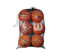 Wilson NBA 6 Ball Mesh Basketball Bag, Black