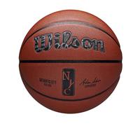 Wilson NBA Authentic Indoor/Outdoor City Basketball, Brown, 7