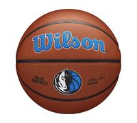 Wilson Nba Dallas Mavericks Team Composite Basketball Training Match Ball Blue
