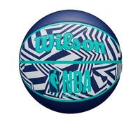 Wilson NBA DRV Plus Dazzle Camo Outdoor Basketball, Indigo, 7