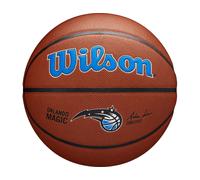 Wilson NBA Team Alliance Basketball, Featuring a Pure Feel Surface and Dual Depth Technology, With Enhanced Air Stability, Colour: Brown, Size: 7