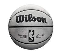 WILSON NBA Platinum Edition Basketball - Platinum/Black, Size 7-29.5"