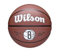 Wilson NBA Team Alliance Basketball, Brooklyn Nets, Brown, Size 7