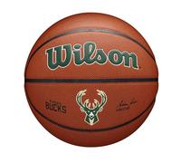 Wilson NBA Team Alliance Basketball, Featuring a Pure Feel Surface and Dual Depth Technology, With Enhanced Air Stability, Colour: Brown, Size: 7