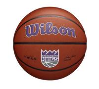 Wilson NBA Team Alliance Basketball, Featuring a Pure Feel Surface and Dual Depth Technology, With Enhanced Air Stability, Colour: Brown, Size: 7