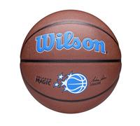 Wilson NBA Team Alliance Basketball, Orlando Magic Logo, Pure Feel Basketball, Display Your Team Pride In Style, Colour: Brown, Size: 7