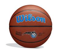 Wilson NBA Team Alliance Basketball, Featuring a Pure Feel Surface and Dual Depth Technology, With Enhanced Air Stability, Colour: Brown, Size: 7