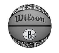 WILSON NBA Team Graffiti Basketball - Brooklyn Nets, Size 7-29.5"