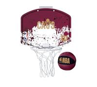 Wilson NBA Team Mini Basketball Hoop, Compact Size and Sturdy Build, Easy Setup and Dynamic Design, Colour: Maroon