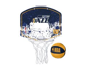 WILSON NBA Team Mini Basketball Hoop - Utah Jazz