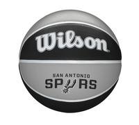 Wilson Basketball, NBA Team Tribute Model, SAN ANTONIO SPURS, Outdoor, Rubber, Size: 7
