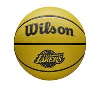 Wilson NBA Team Tribute Solid Basketball, Featuring Pro Seams, Air Stability and a Performance Cover, For Outdoor Play, All Surface Material, Team: Golden State Warriors, Colour: Blue, Size: 5