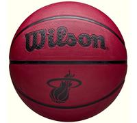 Wilson NBA Team Tribute Solid Miami Heat Ball WZ4025416XB Basketball Ball