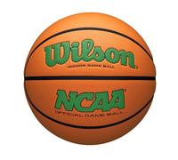 Wilson NCAA Evo NXT Official Indoor Game Basketball - Green/Orange, Size 7-29.5"