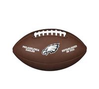 Wilson NFL Backyard Legend Football, Philadelphia Eagles, Green/White | For backyard games and practice, with double lacing and a pressure-lock bladder for comfortable, reliable handling