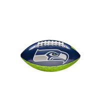 Wilson NFL CITY PRIDE American Football, Seattle Seahawks, Mixed Leather, For Recreational Players, Blue/Green, WTF1523XBSE