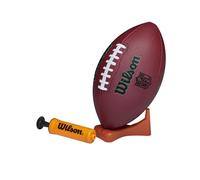 WILSON NFL Ignition Gen Green Football with Pump and Tee - Brown, Junior Size