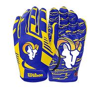 Wilson NFL Los Angeles Rams Adult Stretch Football Gloves