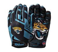 Wilson NFL Stretch Fit Football Gloves - Adult, Jacksonville Jaguars