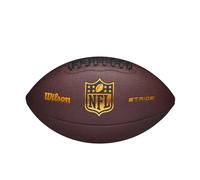 Wilson NFL Stride Football, Made From Composite Materials With Prepped Feel Cover, With New NFL Pro Laces, Colour: Brown, Official Size