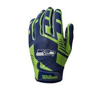 Stretch Fit Youth Receivers Gloves GREEN